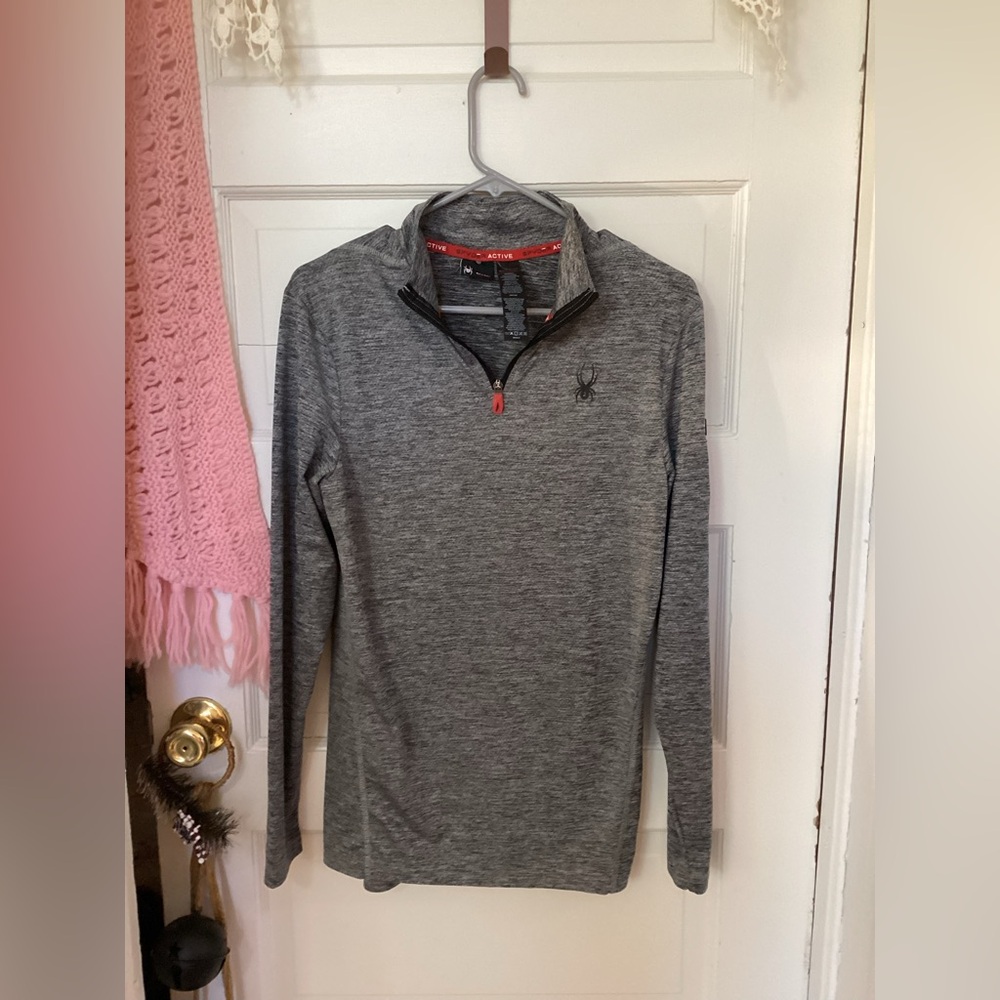 Spyder Active Heathered Gray Pullover - image 1